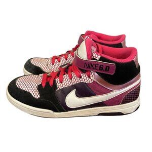 Nike Shoes Youth Girl Sz US 5Y EUR 37.5 Air Morgan 2 Mid Blk Gray Pink  Sneakers